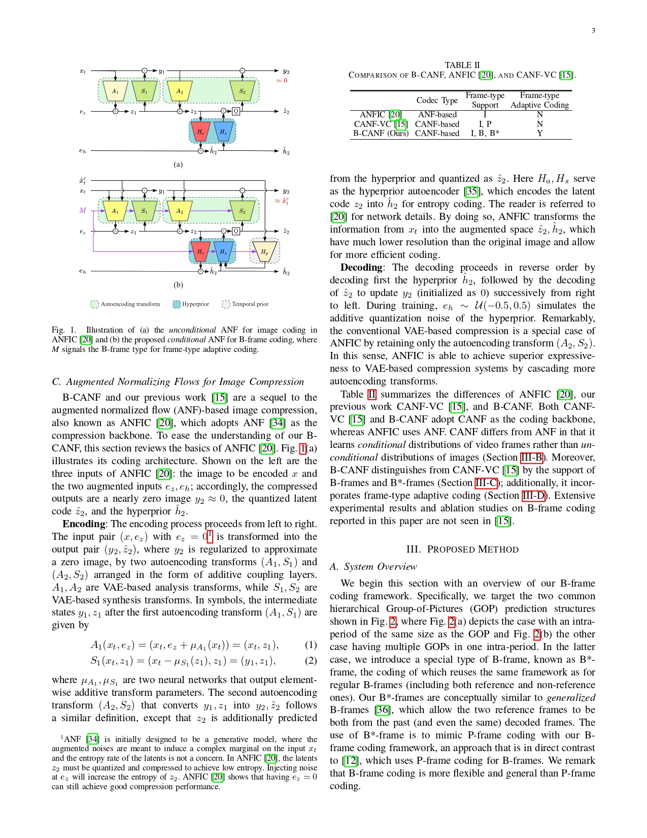 B-CANF: Adaptive B-frame Coding With Conditional Augmented Normalizing ...