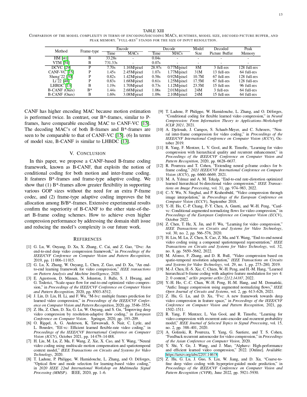 B-CANF: Adaptive B-frame Coding With Conditional Augmented Normalizing ...